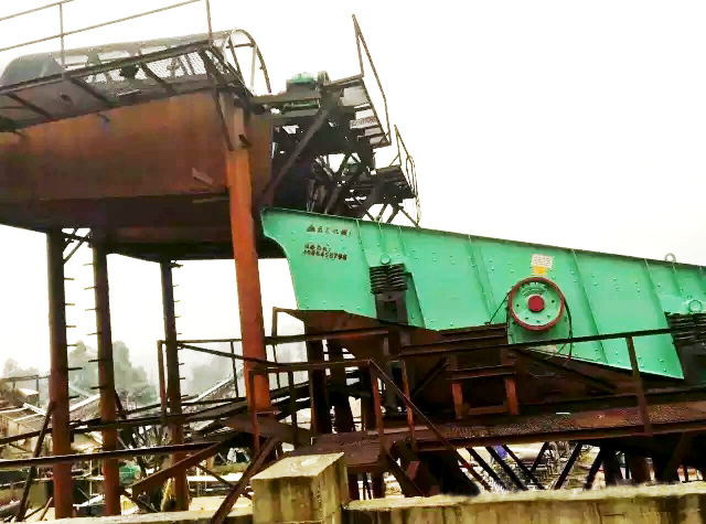 廣東江門洗沙現(xiàn)場